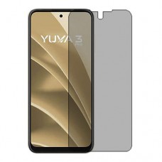 Lava Yuva 3 Pro Protector de pantalla Hydrogel Privacy (Silicona) One Unit Screen Mobile