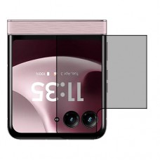 [4 Units] Motorola Razr 70 - Folded Screen Protector Hydrogel Privacy (Silicone) One Unit Screen Mobile