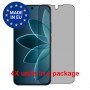 [4 Units] Oppo A6s Pro Screen Protector Nano Glass 9H Privacy One Unit Screen Mobile