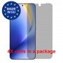 [4 Unidades] Honor Win Turbo 5G Protector de pantalla de hidrogel para privacidad (silicona) Una unidad Pantalla móvil